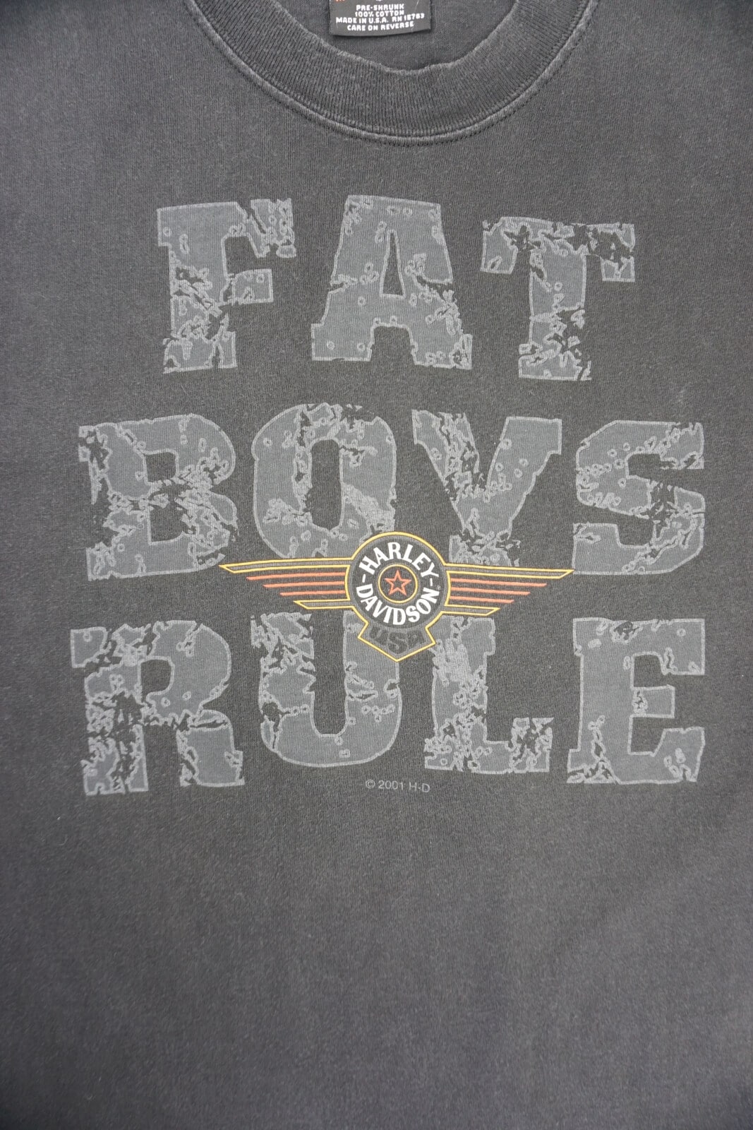 Harley davidson fat boy t cheap shirts