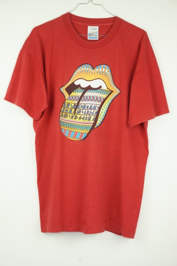Original 1997 Rolling Stones Tongue Bridges to Babylon Tour Vintage T-Shirt.