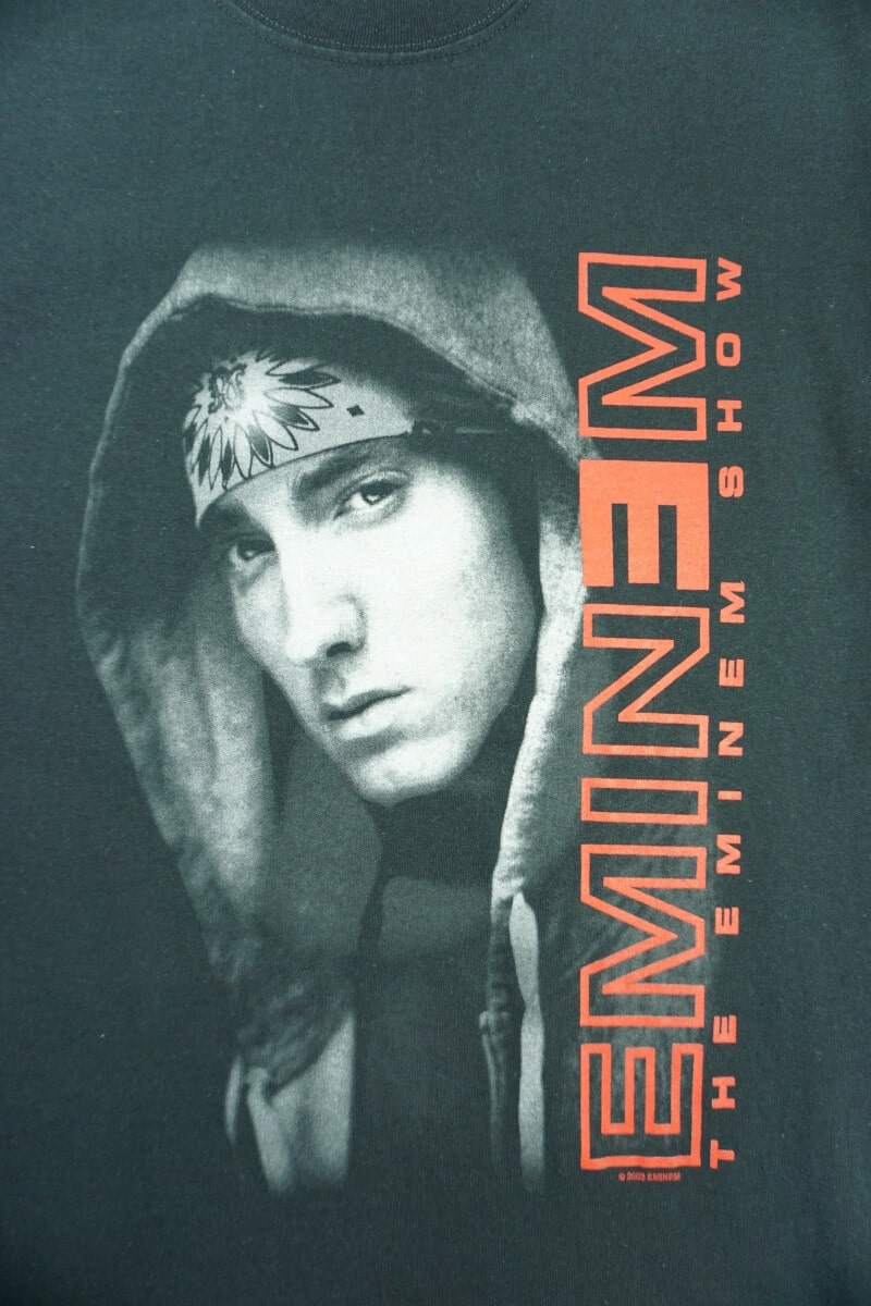 Original 2003 Eminem The Eminem Show Tour Hip Hop Vintage T-Shirt