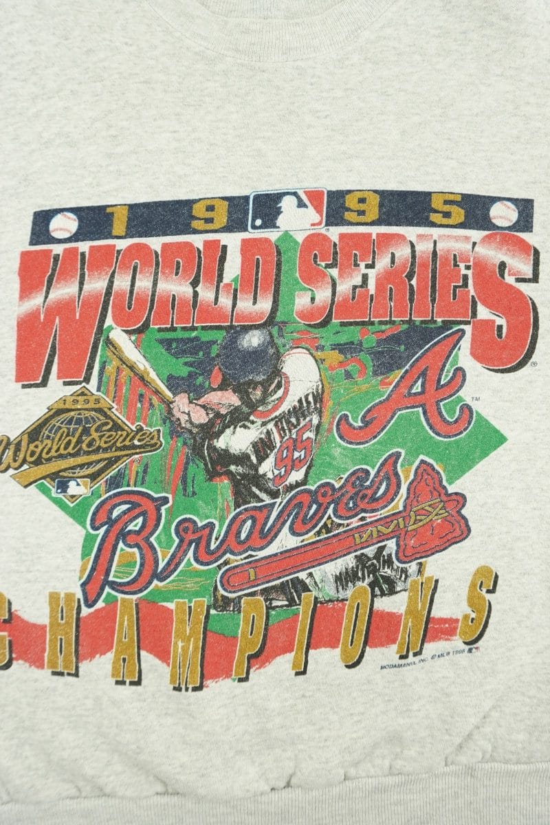 Vintage 1995 Atlanta Braves T-Shirt Xlarge in 2023  Atlanta braves shirt,  Braves tshirt, World series shirts