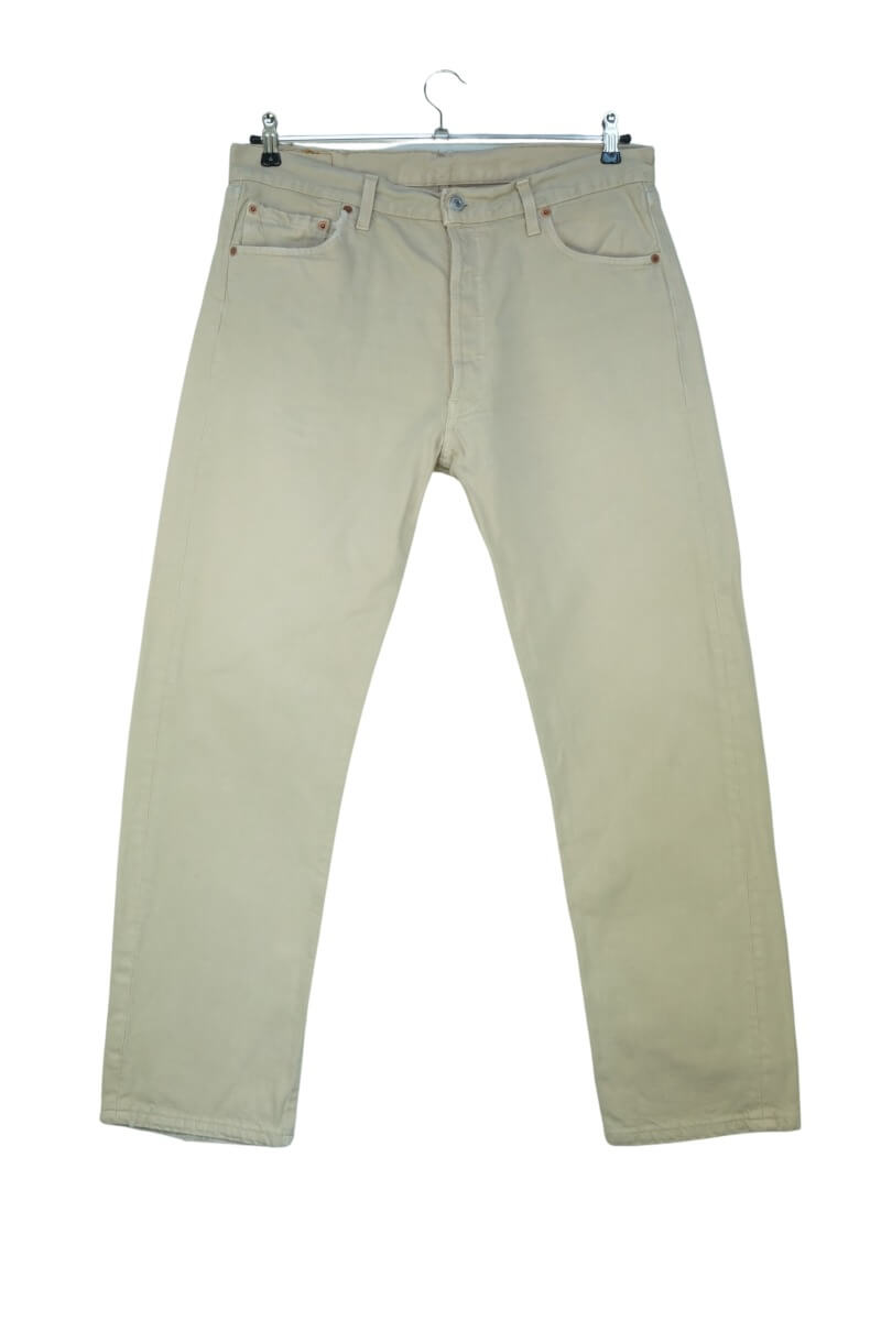 Original Levi's 501 Vintage Jeans in Beige (W36 L34)
