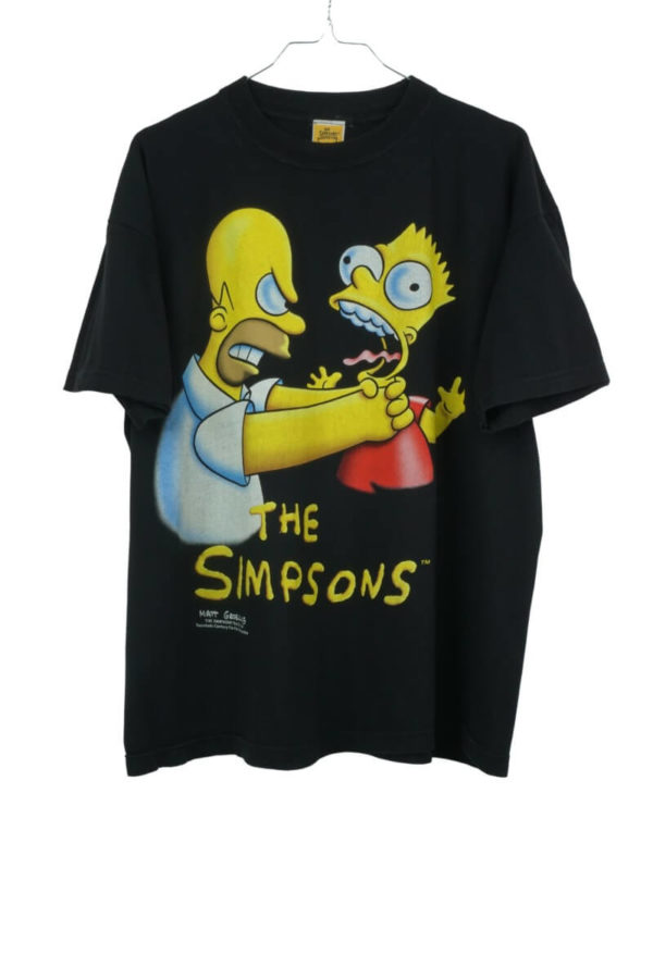 1998-the-simpsons-homer-strangles-bart-matt-groening-vintage-t-shirt